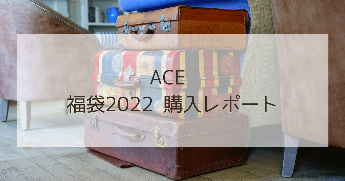 ACE（エース）のスーツケース福袋の中身をネタバレ！