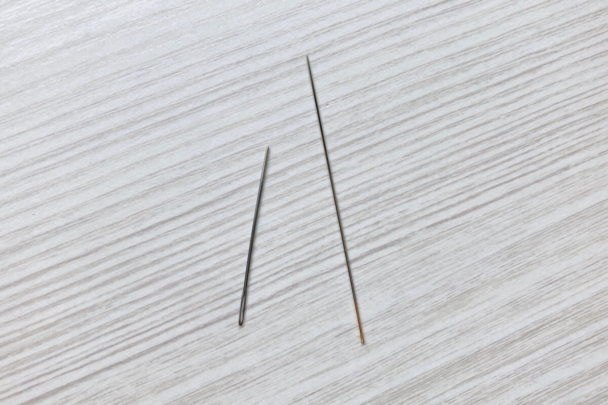 クロスステッチ針の太さって普通の針と違うの？